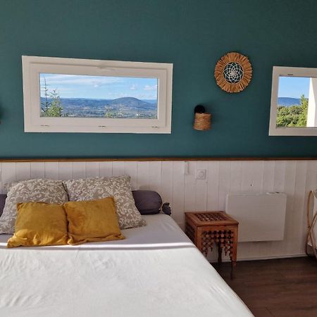 Reve D'Escapade Chambre Avec Vue Sublime Sur Les Cevennes Ardechoises Barjac  Exteriör bild