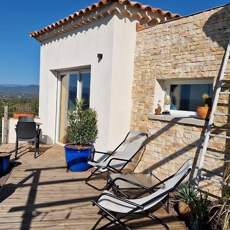 Reve D'Escapade Chambre Avec Vue Sublime Sur Les Cevennes Ardechoises Barjac  Exteriör bild