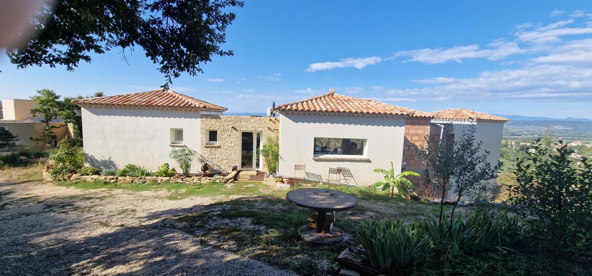 Reve D'Escapade Chambre Avec Vue Sublime Sur Les Cevennes Ardechoises Barjac  Exteriör bild