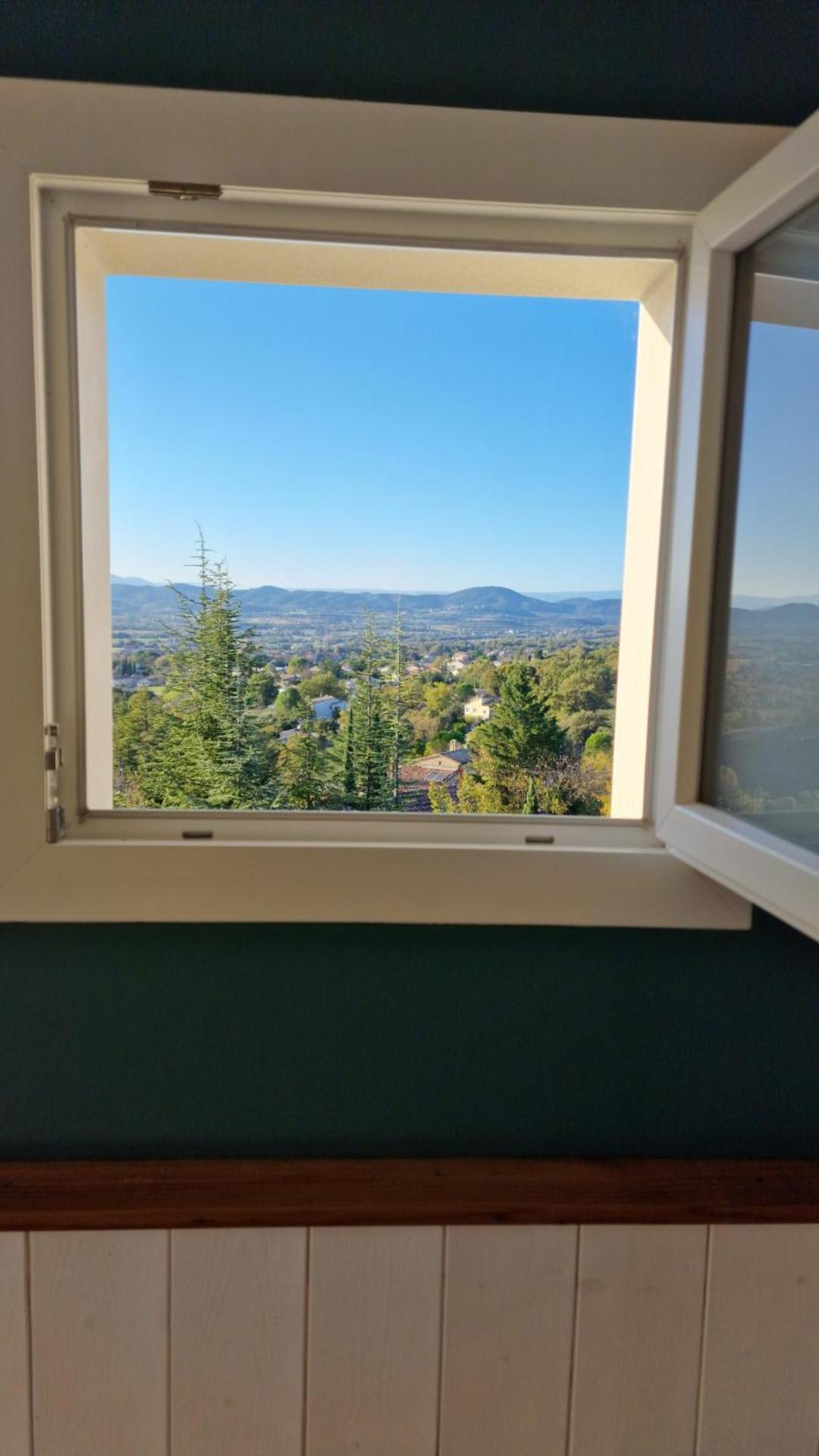Reve D'Escapade Chambre Avec Vue Sublime Sur Les Cevennes Ardechoises Barjac  Exteriör bild